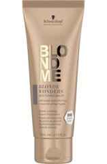 Восстанавливающий бальзам для волос Schwarzkopf Professional Blond Me Blonde Wonders 75 мл цена и информация | Бальзамы, кондиционеры | pigu.lt
