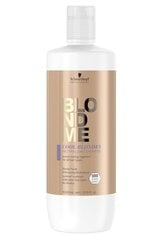 Geltonus atspalvius neutralizuojantis šampūnas Schwarzkopf Blond Me Cool Blondes, 1000 ml kaina ir informacija | Šampūnai | pigu.lt