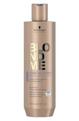 Geltonus atspalvius neutralizuojantis šampūnas Schwarzkopf Blond Me Cool Blondes 300 ml kaina ir informacija | Šampūnai | pigu.lt