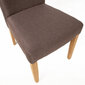 Valgomojo kėdė Home4You Queen, ruda kaina ir informacija | Virtuvės ir valgomojo kėdės | pigu.lt