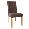 Обеденный стул Queen, 64x46xH102 см, коричневый цвет