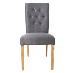 Обеденный стул Queen, 64x46xH102 см, серый цвет цена и информация | Стулья для кухни и столовой | pigu.lt