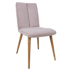 Обеденный стул Home4You Novа 59x53,5xH92см, серо-розовый цена и информация | Стулья для кухни и столовой | pigu.lt