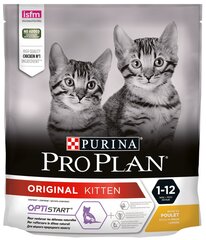 Purina Pro Plan Original Kitten Chicken 400g kaina ir informacija | Sausas maistas katėms | pigu.lt