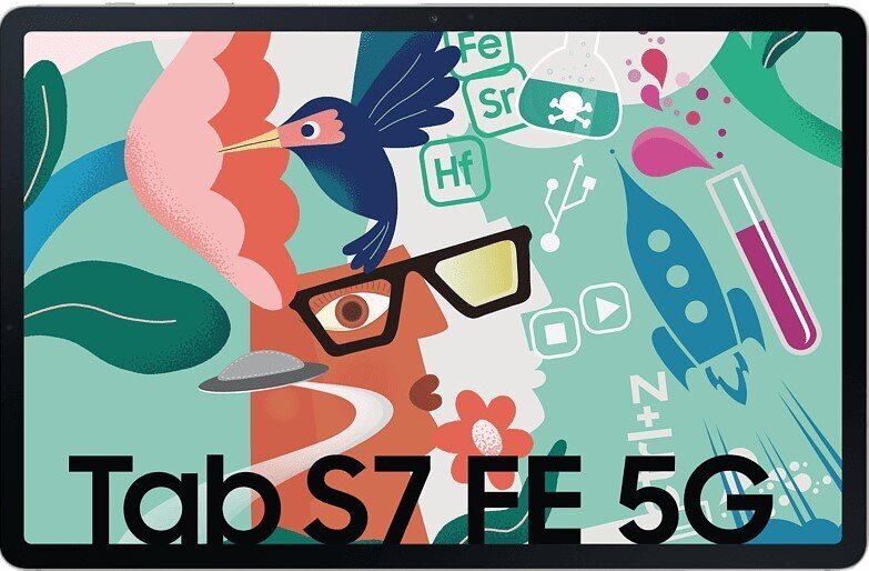 Samsung Galaxy Tab S7 FE 5G 4/64GB Light Green SM-T736BLGAEUE цена и информация | Planšetiniai kompiuteriai | pigu.lt