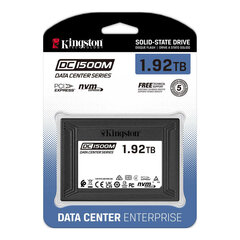 Kingston Technology DC1500M U.2 Enterprise SSD 1920 ГБ PCI Express 3.0 3D TLC NVMe цена и информация | Внутренние жёсткие диски (HDD, SSD, Hybrid) | pigu.lt