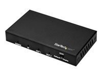 StarTech.com HDMI Splitter - 2-Port - 4K 60Hz - HDMI Splitter 1 In 2 Out - 2 Way HDMI Splitter - HDMI Port Splitter (ST122HD202) - video/audio splitter - 2 ports kaina ir informacija | Startech Kompiuterinė technika | pigu.lt