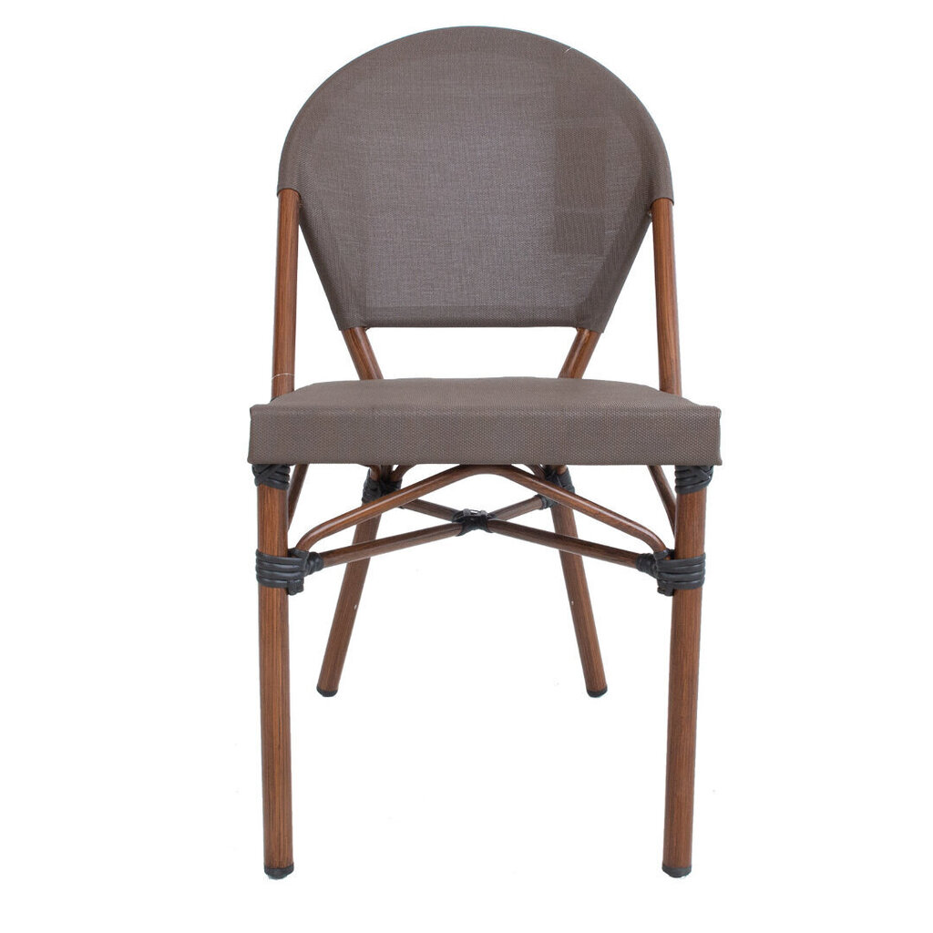Lauko kėdė Home4You Bambus 47, ruda цена и информация | Lauko kėdės, foteliai, pufai | pigu.lt