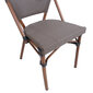 Lauko kėdė Home4You Bambus 47, ruda kaina ir informacija | Lauko kėdės, foteliai, pufai | pigu.lt