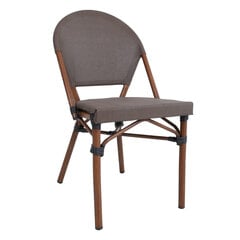 Стул BAMBUS, 47x59xH81 см, коричневый цена и информация | Садовые стулья, кресла, пуфы | pigu.lt