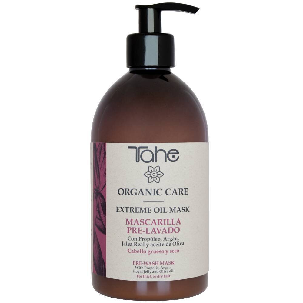Plaukų kaukė Tahe Organic, 500 ml kaina ir informacija | Priemonės plaukų stiprinimui | pigu.lt