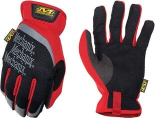 Перчатки Mechanix FastFit® 02, чёрные/красные XL цена и информация | Pirštinės darbui sode M/25cm | pigu.lt