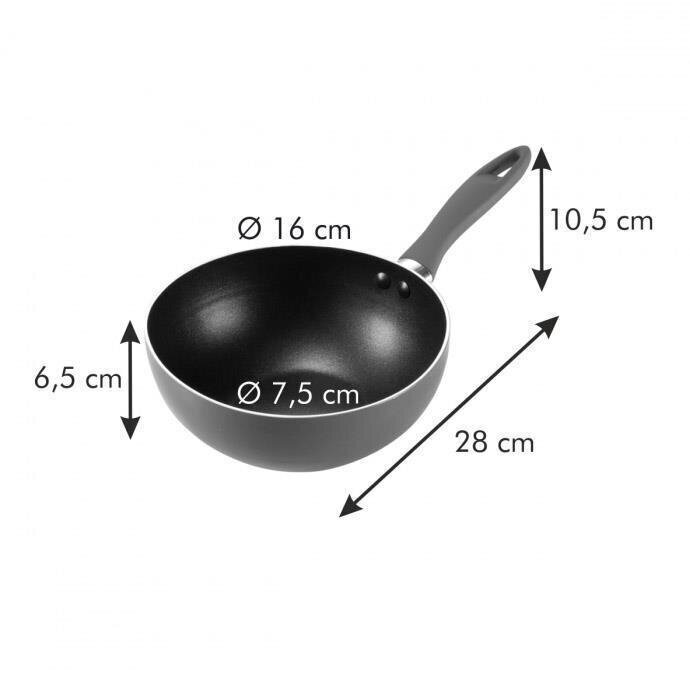 Tescoma Presto Mini Wok keptuvė, ø 16 cm kaina ir informacija | Keptuvės | pigu.lt