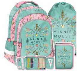 Mokyklinė kuprinė Minnie Mouse + penalas + krepšys kaina ir informacija | Kuprinės mokyklai, sportiniai maišeliai | pigu.lt