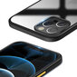 USAMS BH626 iPhone 12 mini PC + TPU dėklas, Juodas kaina ir informacija | Telefono dėklai | pigu.lt
