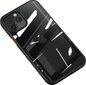 USAMS BH626 iPhone 12 mini PC + TPU dėklas, Juodas kaina ir informacija | Telefono dėklai | pigu.lt