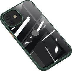 USAMS BH626 iPhone 12 mini PC + TPU dėklas, Žalias kaina ir informacija | Telefono dėklai | pigu.lt