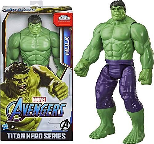 Figūrėlė Hasbro Marvel Avengers Titan Hero Series Blast Gear Deluxe Hulk E7475, 30 cm kaina ir informacija | Lavinamieji žaislai | pigu.lt