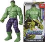 Figūrėlė Hasbro Marvel Avengers Titan Hero Series Blast Gear Deluxe Hulk E7475, 30 cm kaina ir informacija | Lavinamieji žaislai | pigu.lt