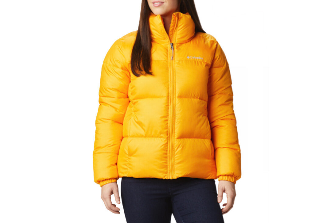 Striukė moterims Columbia Puffect Jacket 1864781772, geltona kaina ir informacija | Striukės moterims | pigu.lt