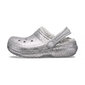 Crocs™ šlepetės vaikams Classic Crocs Cutie Clog Kid's Classic Glitter Lined Clog Kid's 80170, sidabrinės spalvos kaina ir informacija | Šlepetės, kambario avalynė vaikams | pigu.lt