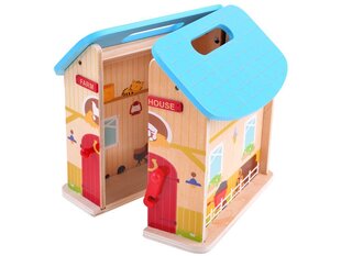 Medinis namas su gyvūnais Ūkis kaina ir informacija | Žaislai kūdikiams | pigu.lt