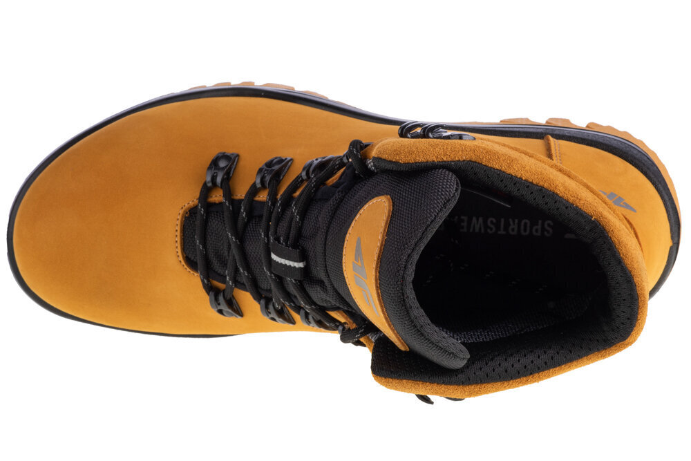 Žygio batai vyrams 4F H4Z20-OBMH255-83S, geltoni kaina ir informacija | Vyriški batai | pigu.lt