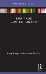 Brexit And Competition Law цена и информация | Книги по социальным наукам | pigu.lt