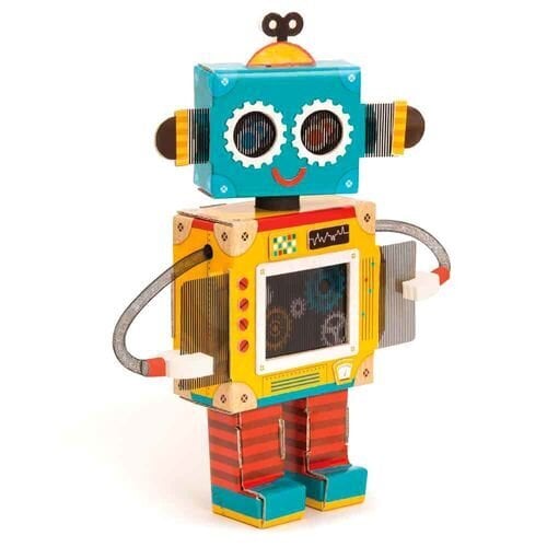 Kūrybinis rinkinys - konstruktorius Clementoni Play Creative Sukurk savo robotą, 6 m.+ kaina ir informacija | Lavinamieji žaislai | pigu.lt