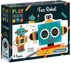 Kūrybinis rinkinys - konstruktorius Clementoni Play Creative Sukurk savo robotą, 6 m.+ kaina ir informacija | Lavinamieji žaislai | pigu.lt