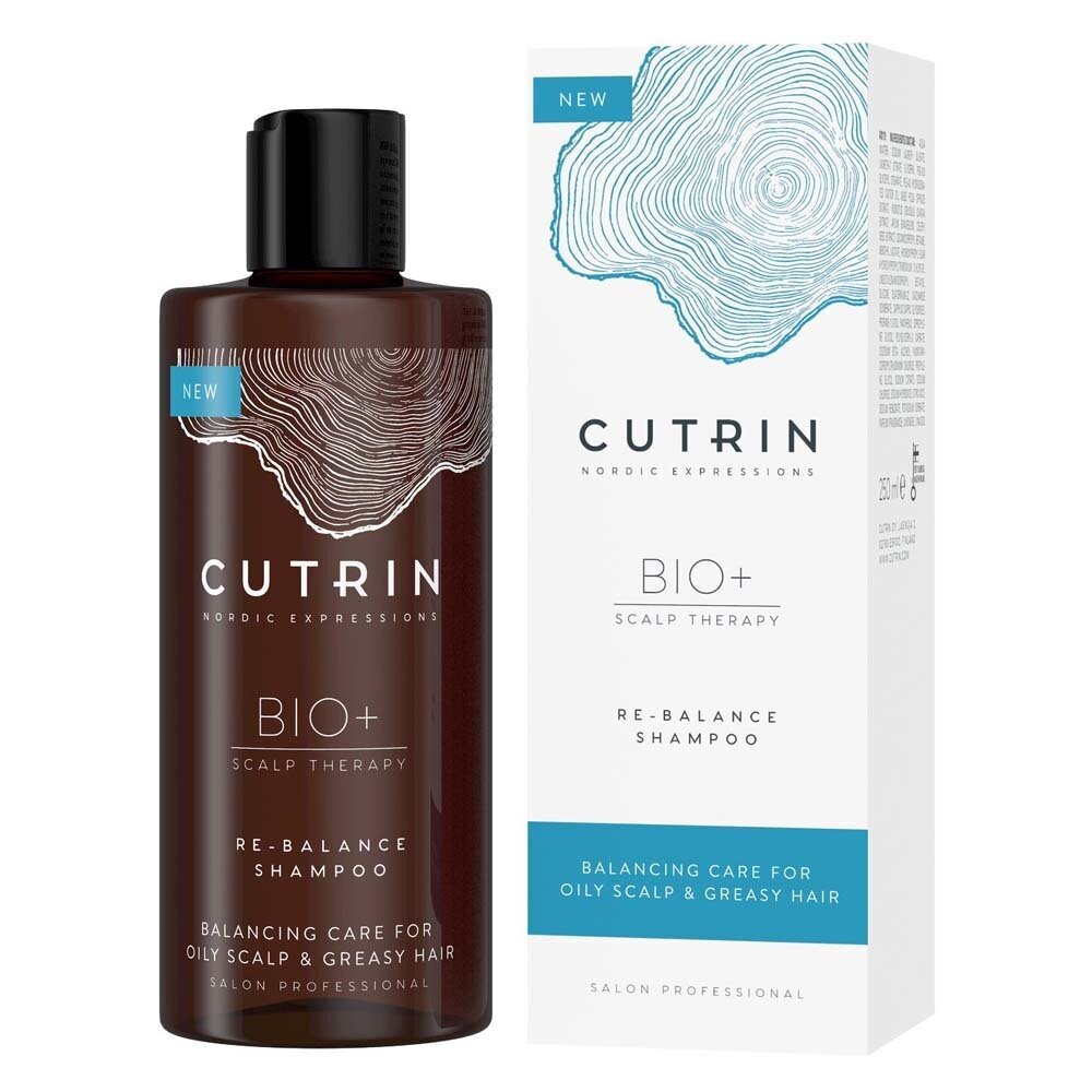 Balansuojantis šampūnas riebiems plaukams CUTRIN Bio +, 250 ml цена и информация | Šampūnai | pigu.lt