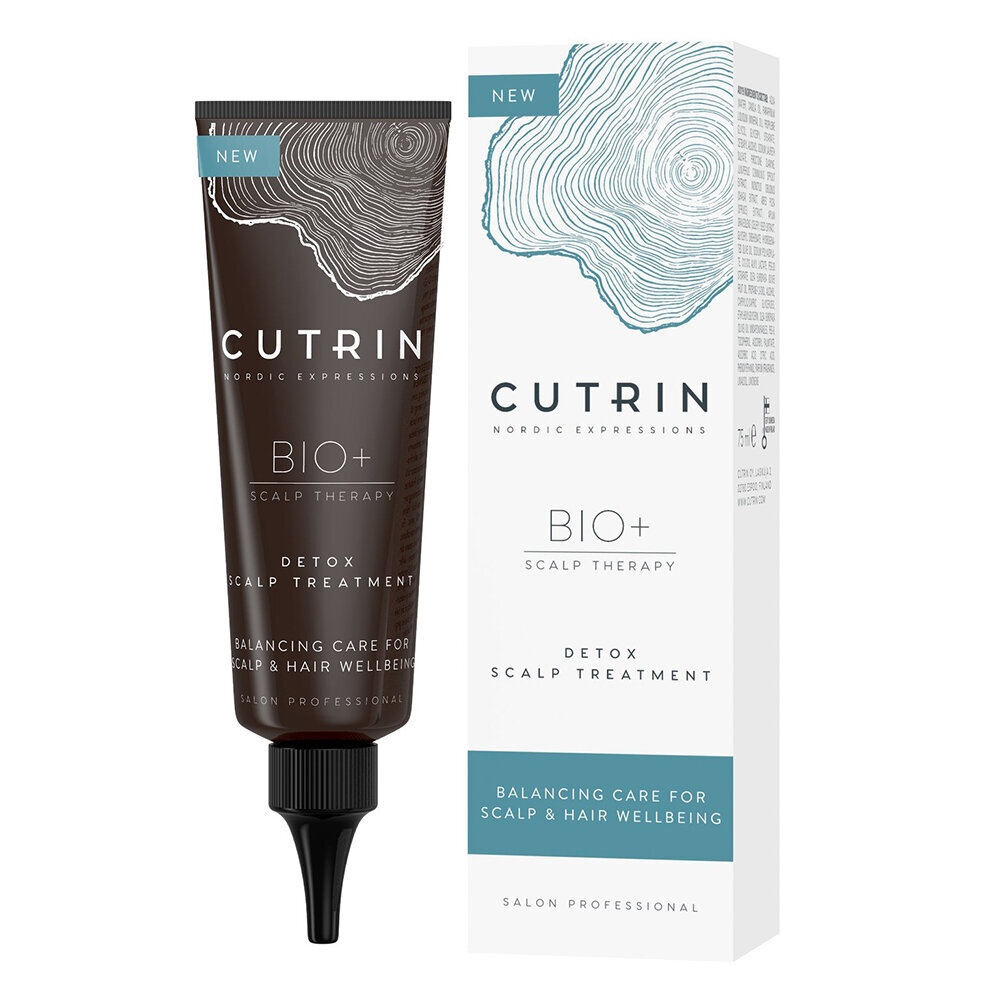 Galvos odos priemonė Cutrin BIO+ Detox, 75 ml цена и информация | Priemonės plaukų stiprinimui | pigu.lt
