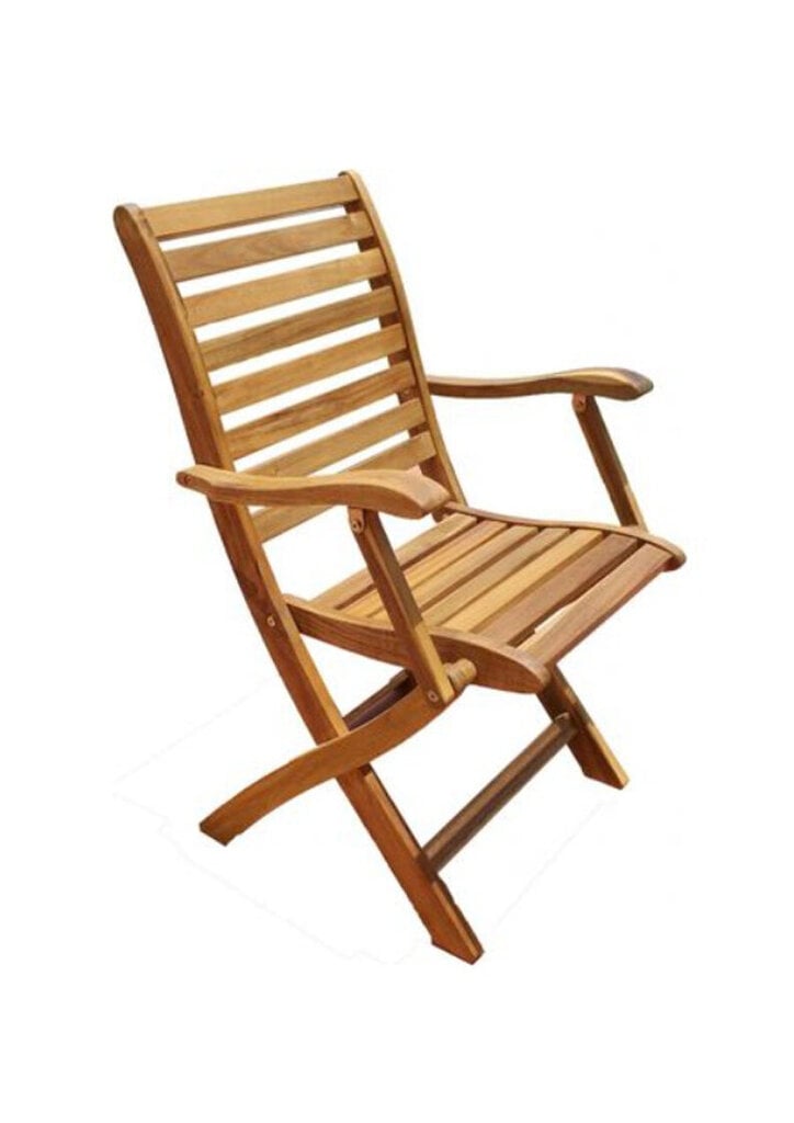 Sulankstoma kėdė Sepang Deluxe, ruda kaina ir informacija | Lauko kėdės, foteliai, pufai | pigu.lt