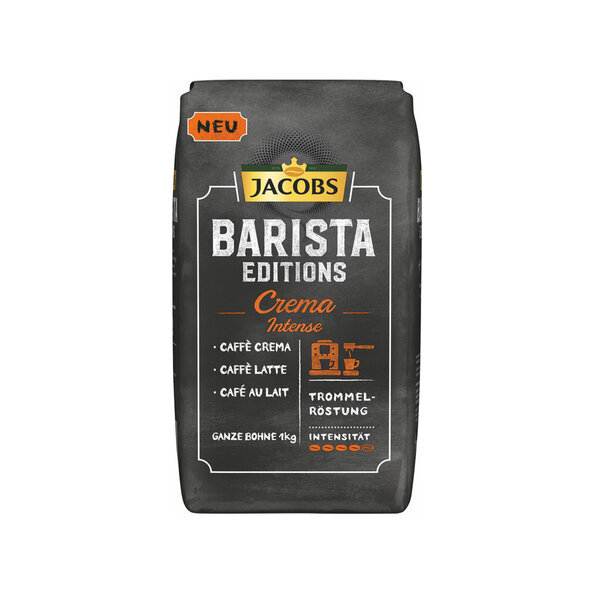 Kavos pupelės Jacobs Barista Editions Crema Intense, 1kg kaina ir informacija | Kava, kakava | pigu.lt