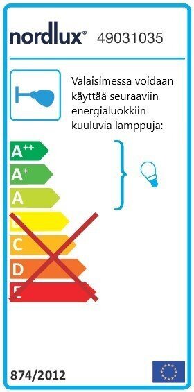 Nordlux Helford lauko sieninis šviestuvas E27 12,5W žalvaris kaina ir informacija | Lauko šviestuvai | pigu.lt