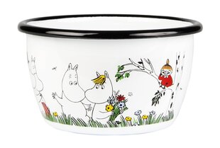 Эмалированная миска Moomin цвета Happy Family 3Dl цена и информация | Посуда, тарелки, обеденные сервизы | pigu.lt