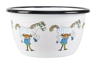 Muurla Pepė ilgakojinė emalio puodelis 600 ml Pippi And The Horse kaina ir informacija | Taurės, puodeliai, ąsočiai | pigu.lt