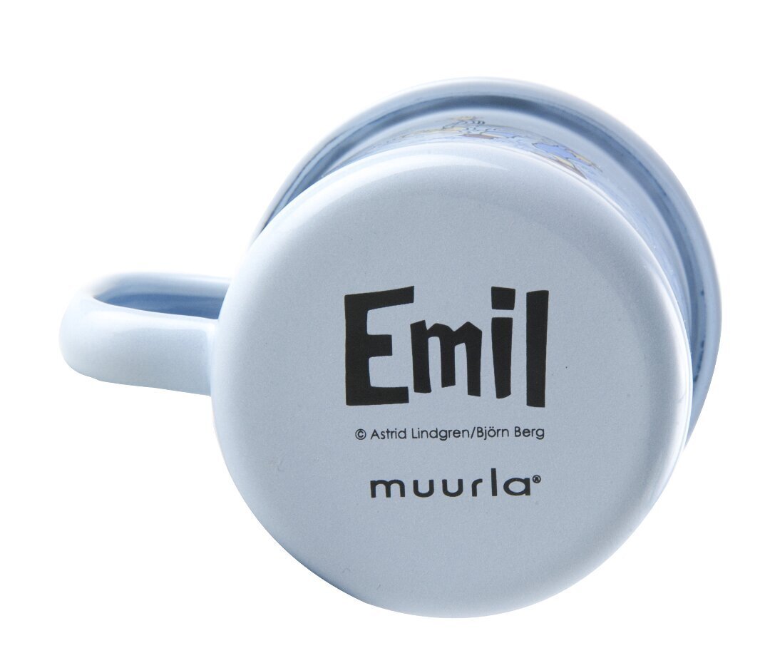 Emalio puodelis Emil Muurla 150 ml Emil, mėlynas цена и информация | Taurės, puodeliai, ąsočiai | pigu.lt