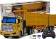 Sunkvežimis su nuotolinio valdymo pultu 1:48, geltonas, 6 m.+ kaina ir informacija | Žaislai berniukams | pigu.lt