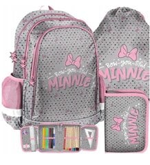 Школьный рюкзак Disney Minnie Mouse + штраф + сумка цена и информация | Школьные рюкзаки, спортивные сумки | pigu.lt