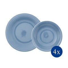 Villeroy & Boch Набор тарелок из 8 предметов Like Color Loop Небесно-голубой цена и информация | Посуда, тарелки, обеденные сервизы | pigu.lt