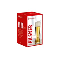Spiegelau Beer Classic Pilsner бокал для пива, 4 шт. цена и информация | Стаканы, фужеры, кувшины | pigu.lt