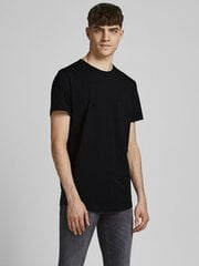Vyriški marškinėliai Jack & Jones 12182498*01, juodi, 5714924657480 kaina ir informacija | Vyriški marškinėliai | pigu.lt