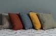 Pagalvės užvalkalas MogiHome Jarami, garstyčių geltona, 45 x 45cm kaina ir informacija | Dekoratyvinės pagalvėlės ir užvalkalai | pigu.lt