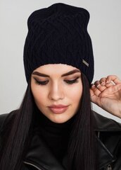 Женская шапка Caskona, LEAH*02, черная, 2000000026749 цена и информация | Женские шапки | pigu.lt