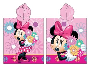 Полотенце с капюшоном Minnie Flower, 50 x 115 см цена и информация | Полотенца | pigu.lt