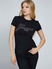 Moteriški marškinėliai, Guess W1YI85*JBLK, juodos spalvos kaina ir informacija | Marškinėliai moterims | pigu.lt