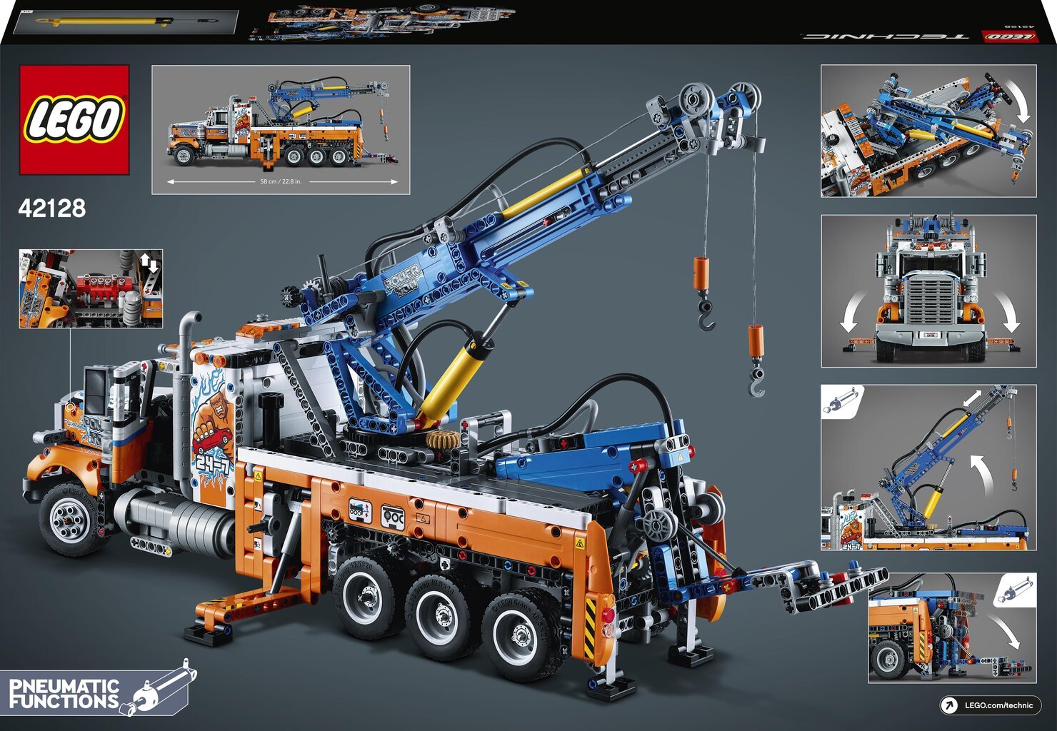 42128 LEGO® Technic Sunkiasvoris vilkikas kaina ir informacija | Konstruktoriai ir kaladėlės | pigu.lt