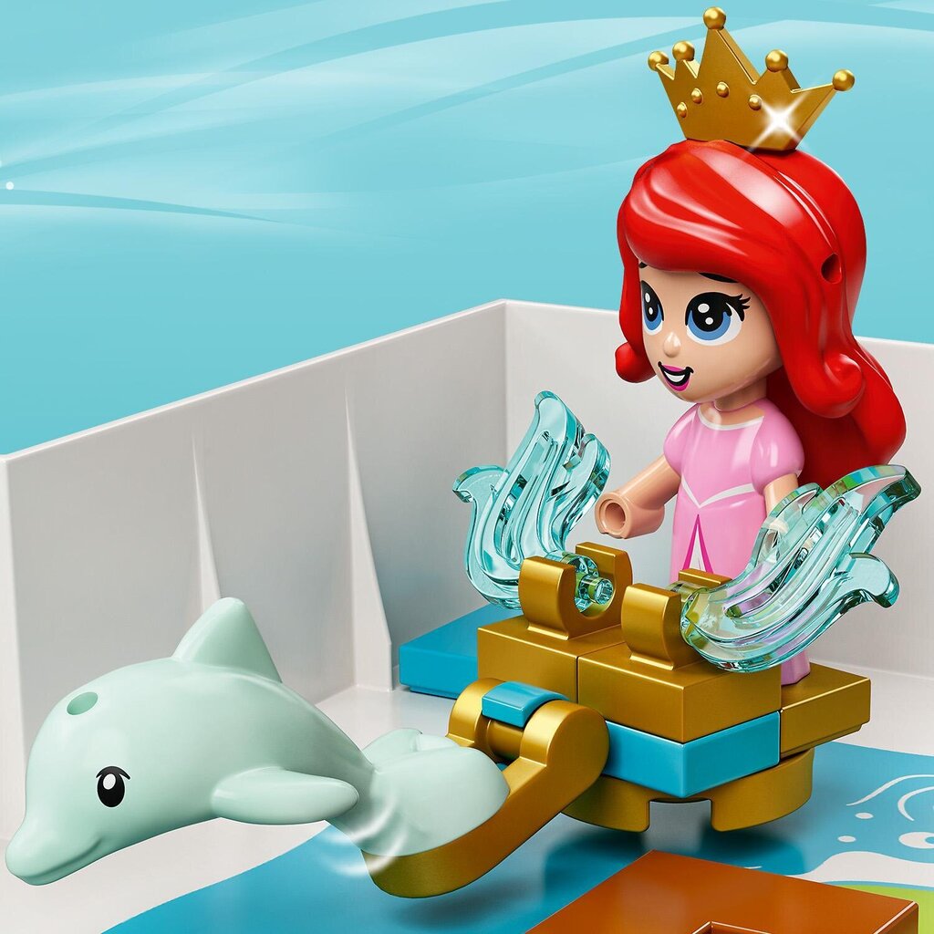 LEGO® 43193 Disney Princess Книга сказочных приключений Ариэль, Белль,  Золушки и Тианы цена | pigu.lt