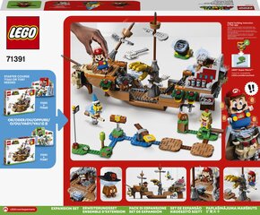 LEGO® 71391 Super Mario Дополнительный набор «Летучий корабль Боузера» цена и информация | Конструкторы и кубики | pigu.lt